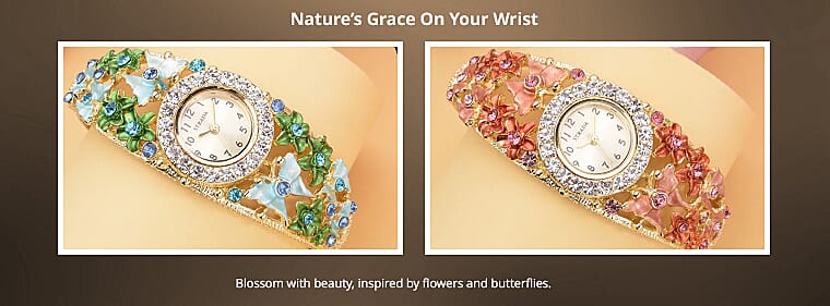 Butterfly Pattern Bangle Bracelet Banner