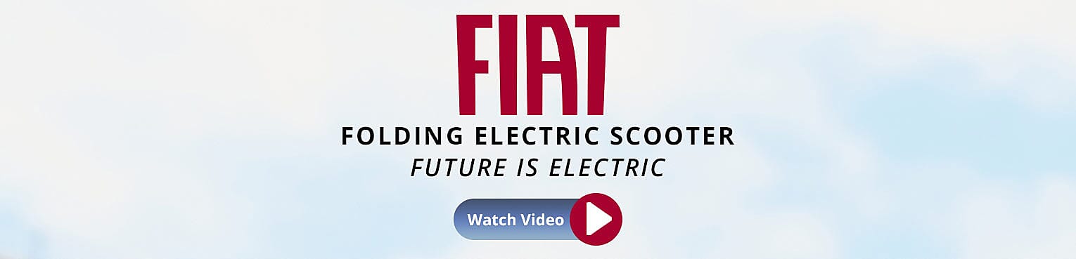 Fiat Folding Electric Scooter Banner