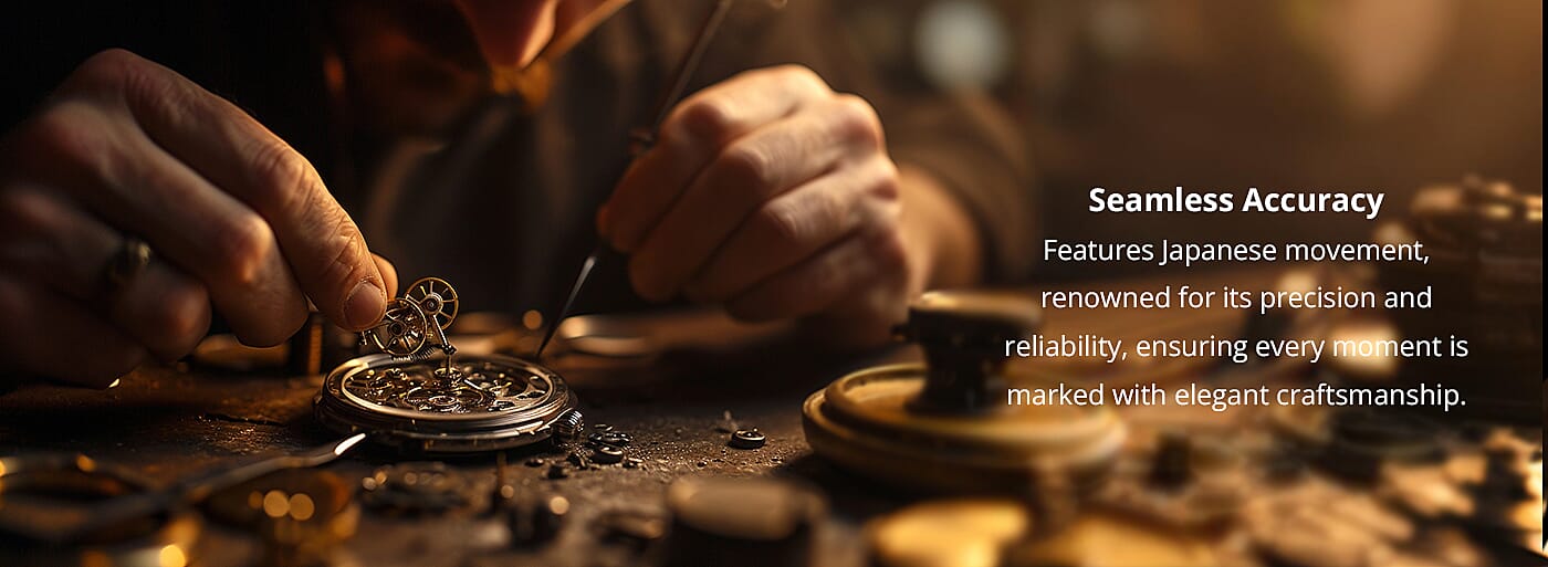 Crafted Precision, Worn with Pride Banner