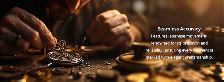 Crafted Precision, Worn with Pride Banner