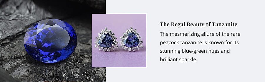 The Regal Beauty of Tanzanite Banner