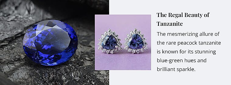 The Regal Beauty of Tanzanite Banner