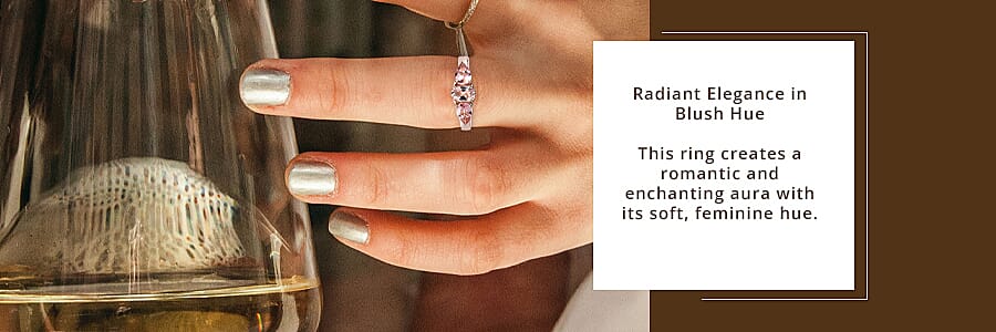 Radiant Elegance in Blush Hue Banner