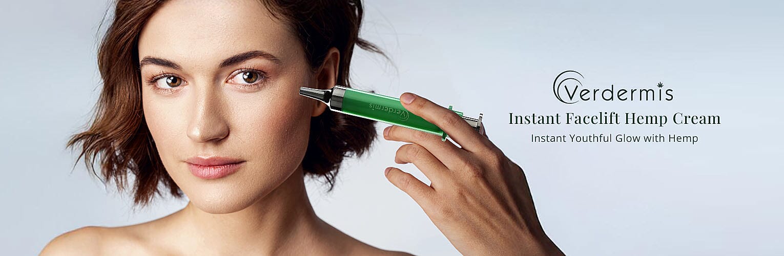 Verdermis Instant Facelift Hemp Cream Banner