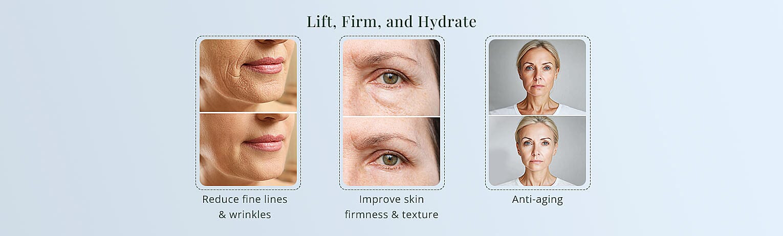 Lift, Firm, and Hydrate Banner