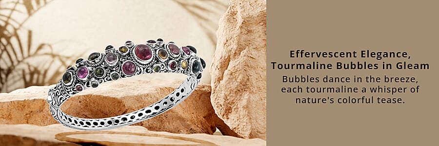 Effervescent Elegance, Tourmaline Bubbles in Gleam  Banner
