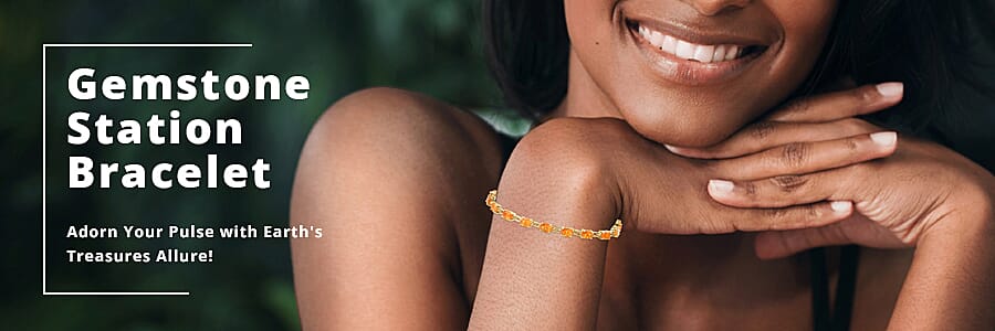 Gemstone Station Bracelet Banner