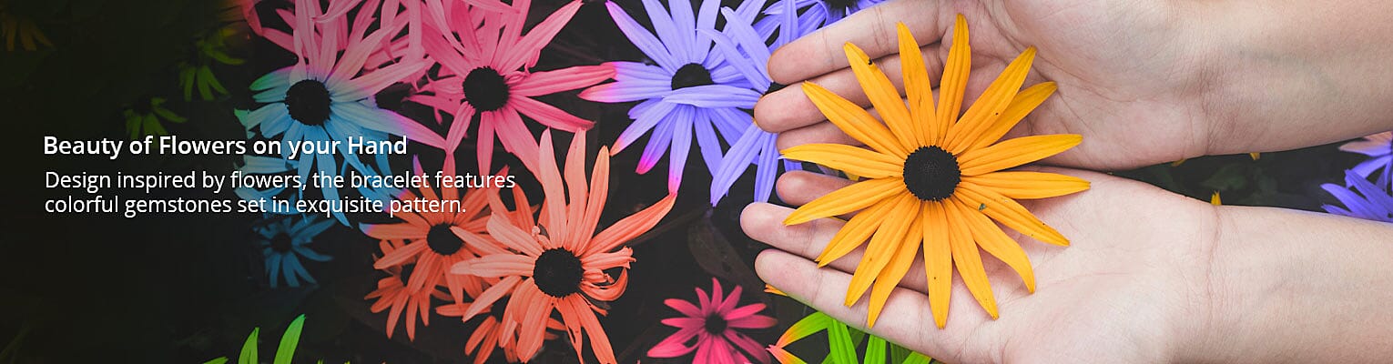 Beauty of Flowers on your Hand
