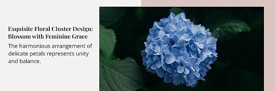 Exquisite Floral Cluster Design Ring Banner