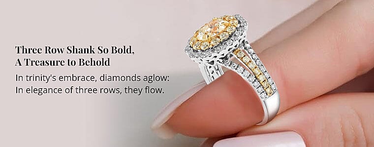 Three Row Shank So Bold, A Treasure to Behold Banner