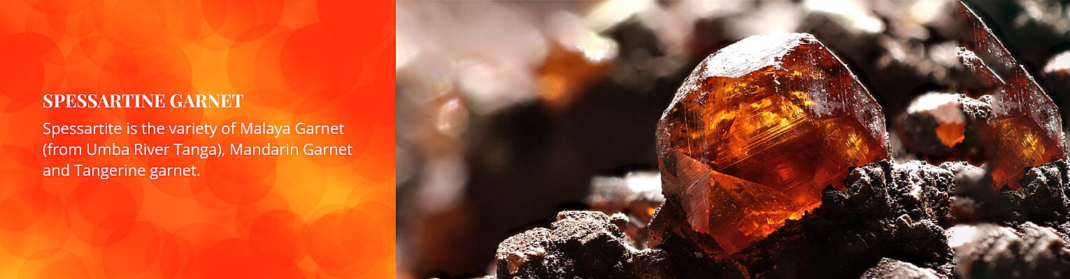 SPESSARTINE GARNET Banner