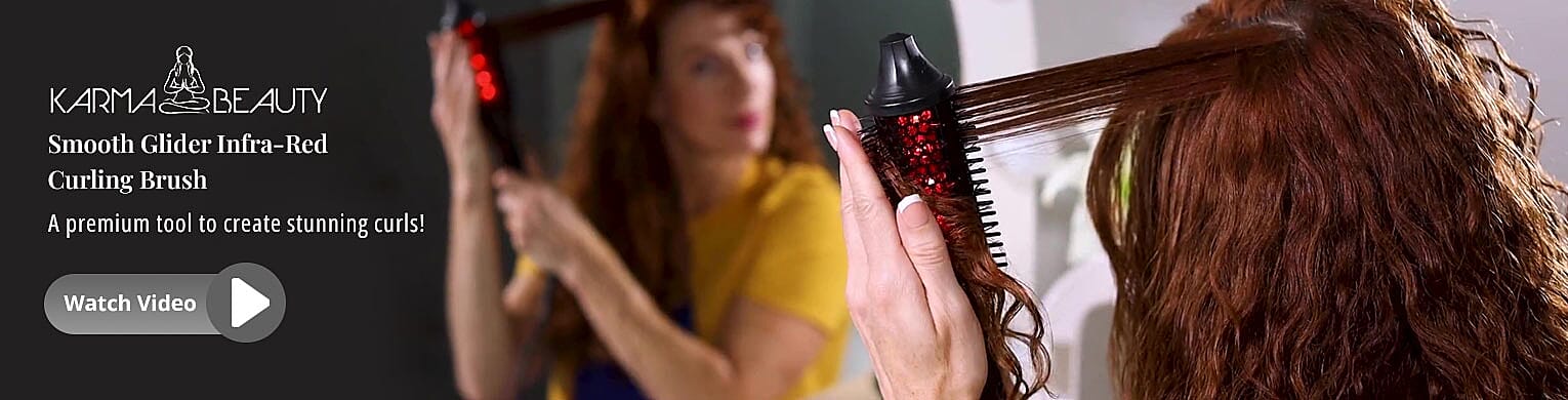 Smooth Glider Infra-Red Curling Brush Banner