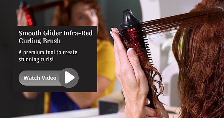 Smooth Glider Infra-Red Curling Brush Banner