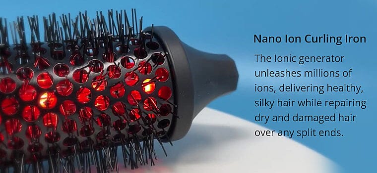 Nano Ion Curling Iron Banner