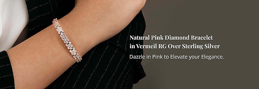 Natural Pink Diamond Bracelet Banner
