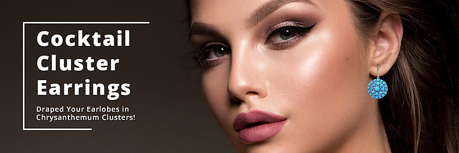 Cocktail Cluster Earrings  Banner