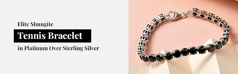 Elite Shungite Tennis Bracelet Banner