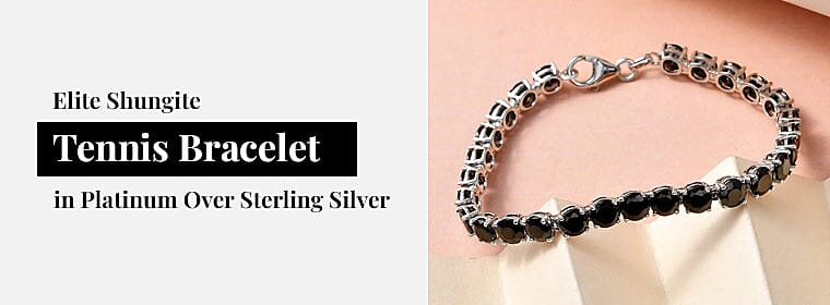 Elite Shungite Tennis Bracelet Banner