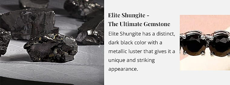 Elite Shungite - The Ultimate Gemstone Banner
