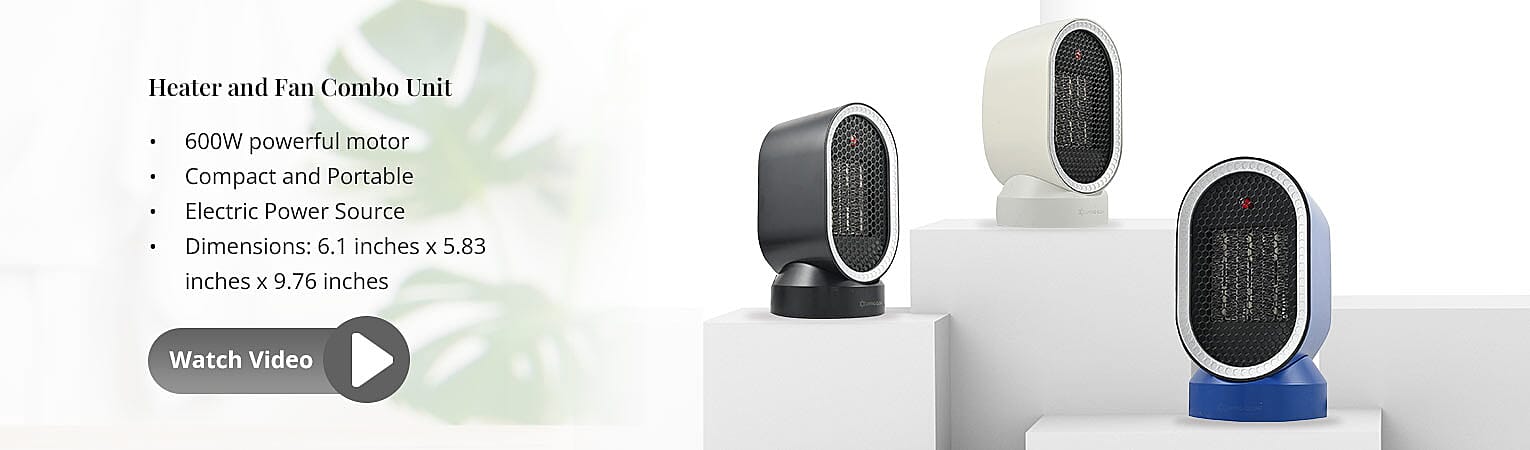 Heater and Fan Combo Unit Banner