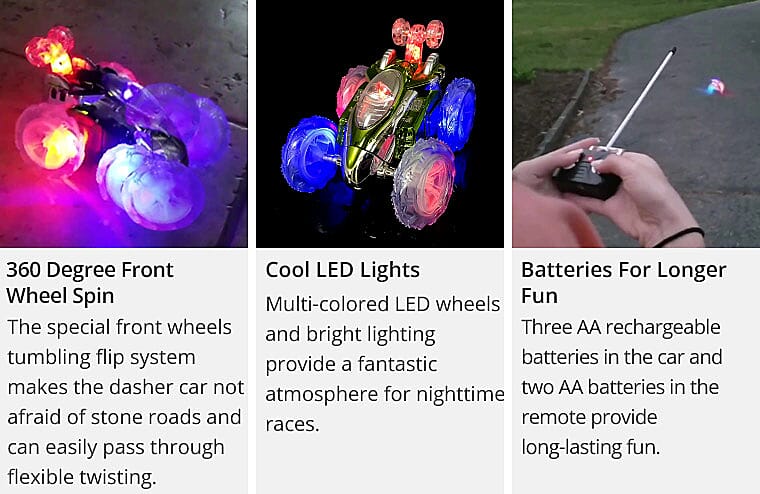 360 Degree Front Wheel Spin Banner