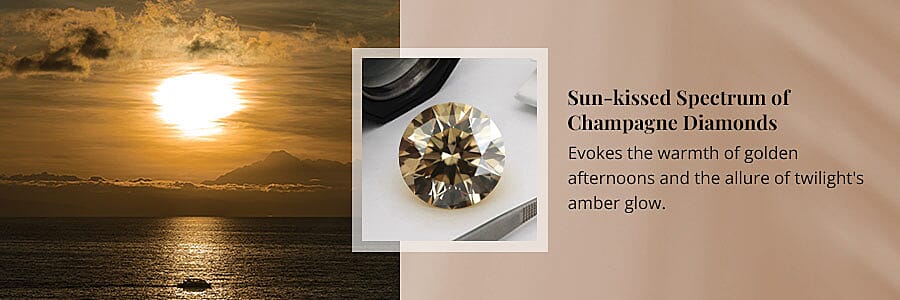 Sun-kissed Spectrum of Champagne Diamonds Banner