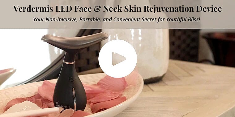 Verdermis LED Face & Neck Skin Rejuvenation Device Banner