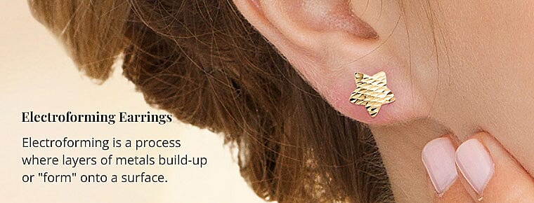 Electroforming Earrings Banner