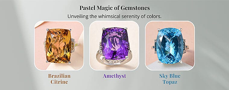 Pastel Magic of Gemstones Banner