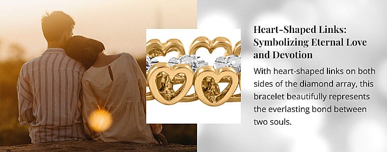 Heart-Shaped Links Banner