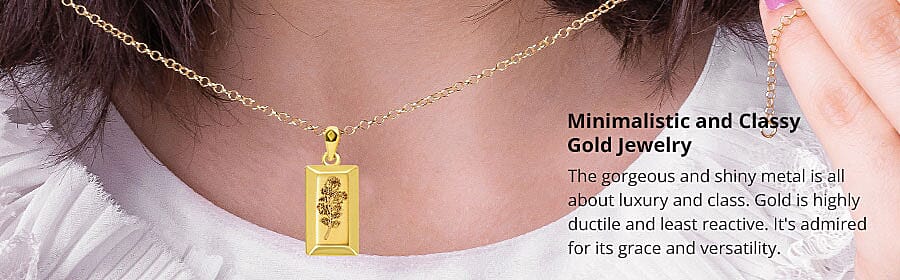 Minimalistic and Classy Gold Jewelry Banner