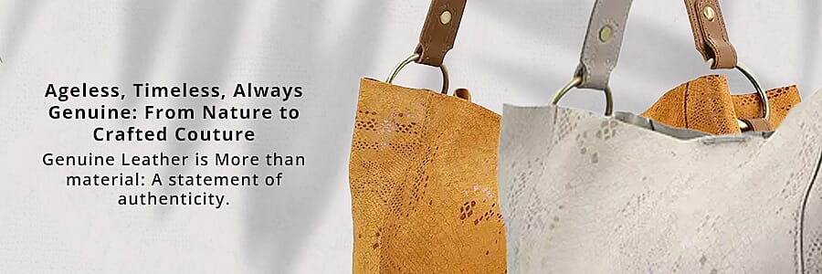 Ageless, Timeless, Always Genuine: From Nature to Crafted Couture Banner