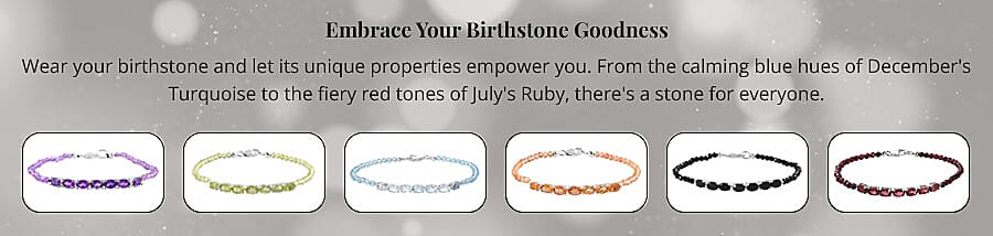 Embrace Your Birthstone Goodness Banner