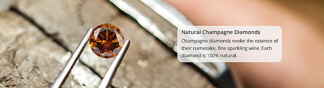 Natural Champagne Diamonds Banner