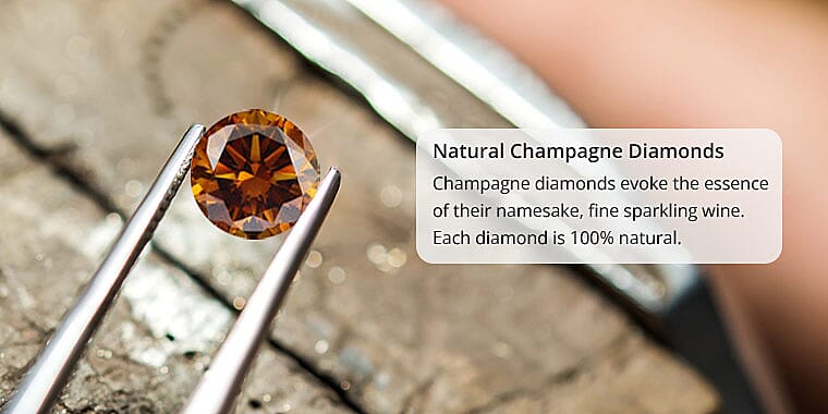 Natural Champagne Diamonds Banner