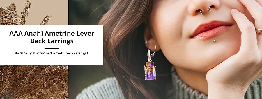 AAA Anahi Ametrine Lever Back Earrings   Banner