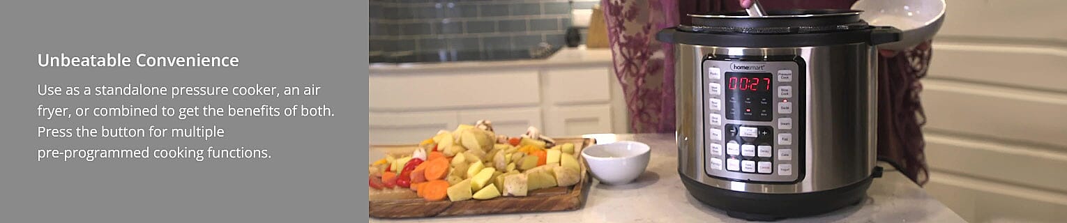 Fryer and Pressure Cooker Banner