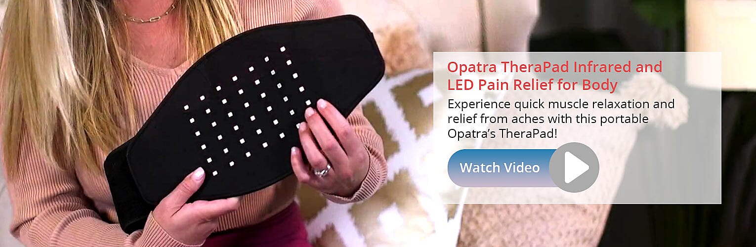 Opatra TheraPad Infrared and LED Pain Relief for Body Banner