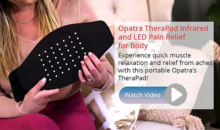 Opatra TheraPad Infrared and LED Pain Relief for Body Banner