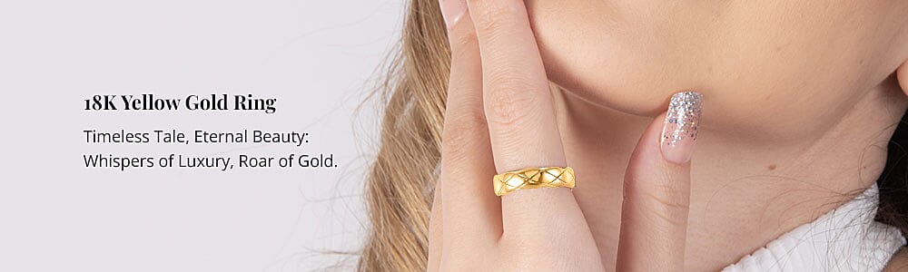 18K Yellow Gold Ring Banner