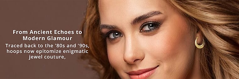 Yellow Gold Hoop Earrings  Banner