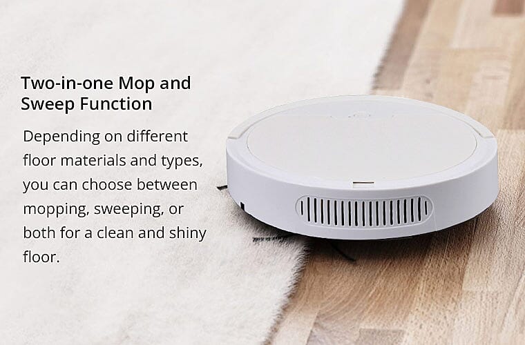 Two-in-one Mop and Sweep Function Banner