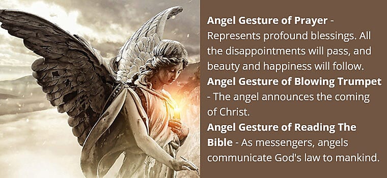 Angel Gesture of Prayer Banner