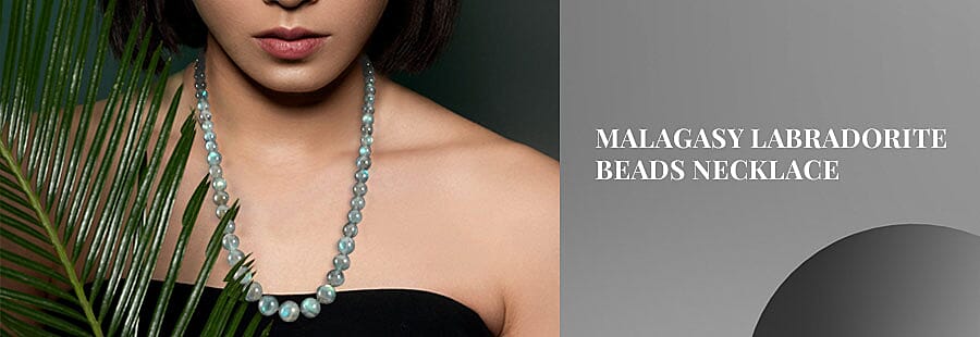 Malagasy Labradorite Beads Necklace Banner