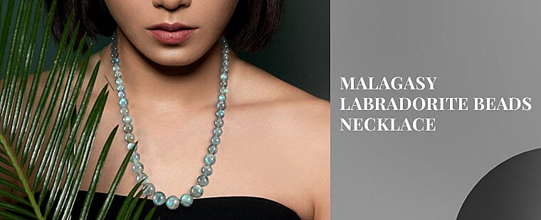 Malagasy Labradorite Beads Necklace Banner