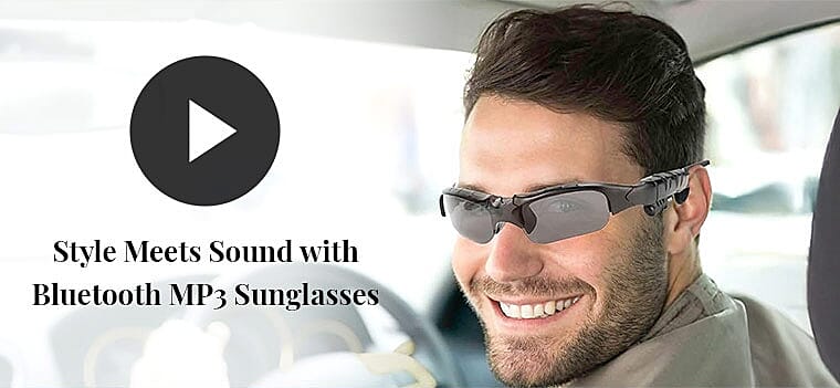 Style Meets Sound with Bluetooth MP3 Sunglasses Banner