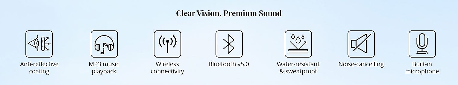 Clear Vision, Premium Sound Banner