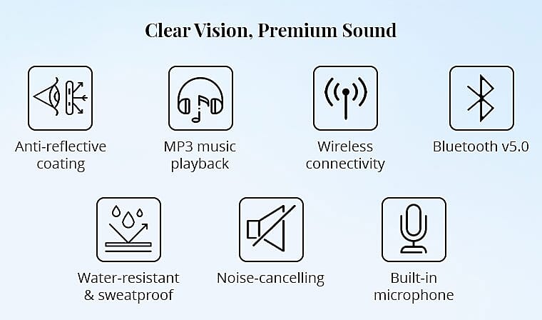 Clear Vision, Premium Sound Banner