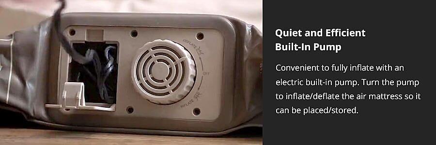 Quiet and Efficient Built-In Pump Banner