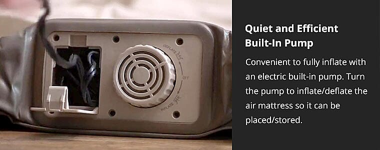 Quiet and Efficient Built-In Pump Banner